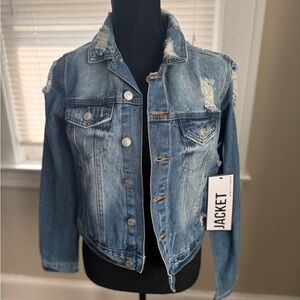 Distressed Blue Denim Jacket